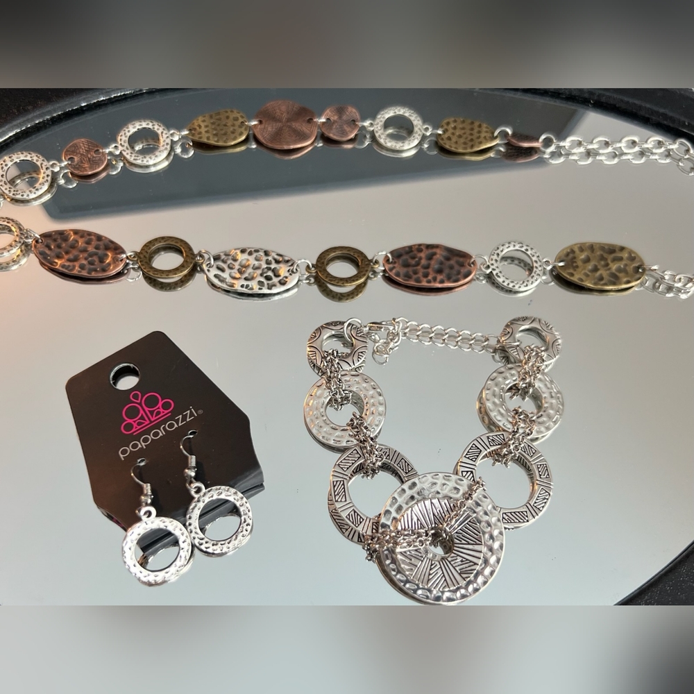 Necklace with Earrings and Bracelet